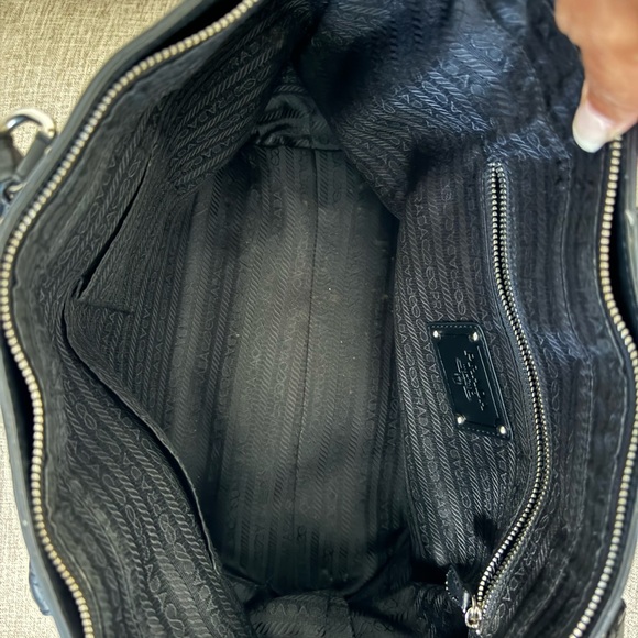 Vintage PRADA Nappa Leather Studded Tote - Picture 3 of 5